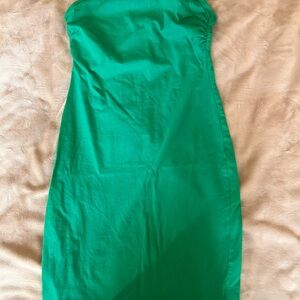 Fashion Nova Vibrant Green Strapless Dress